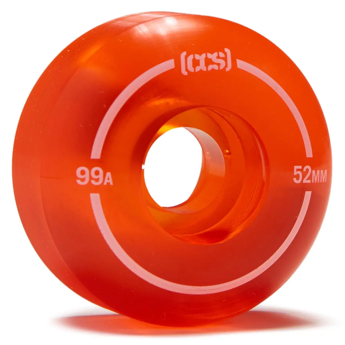 Ccs Clear 99A Skateboard Wheels - Orange - 52Mm 1