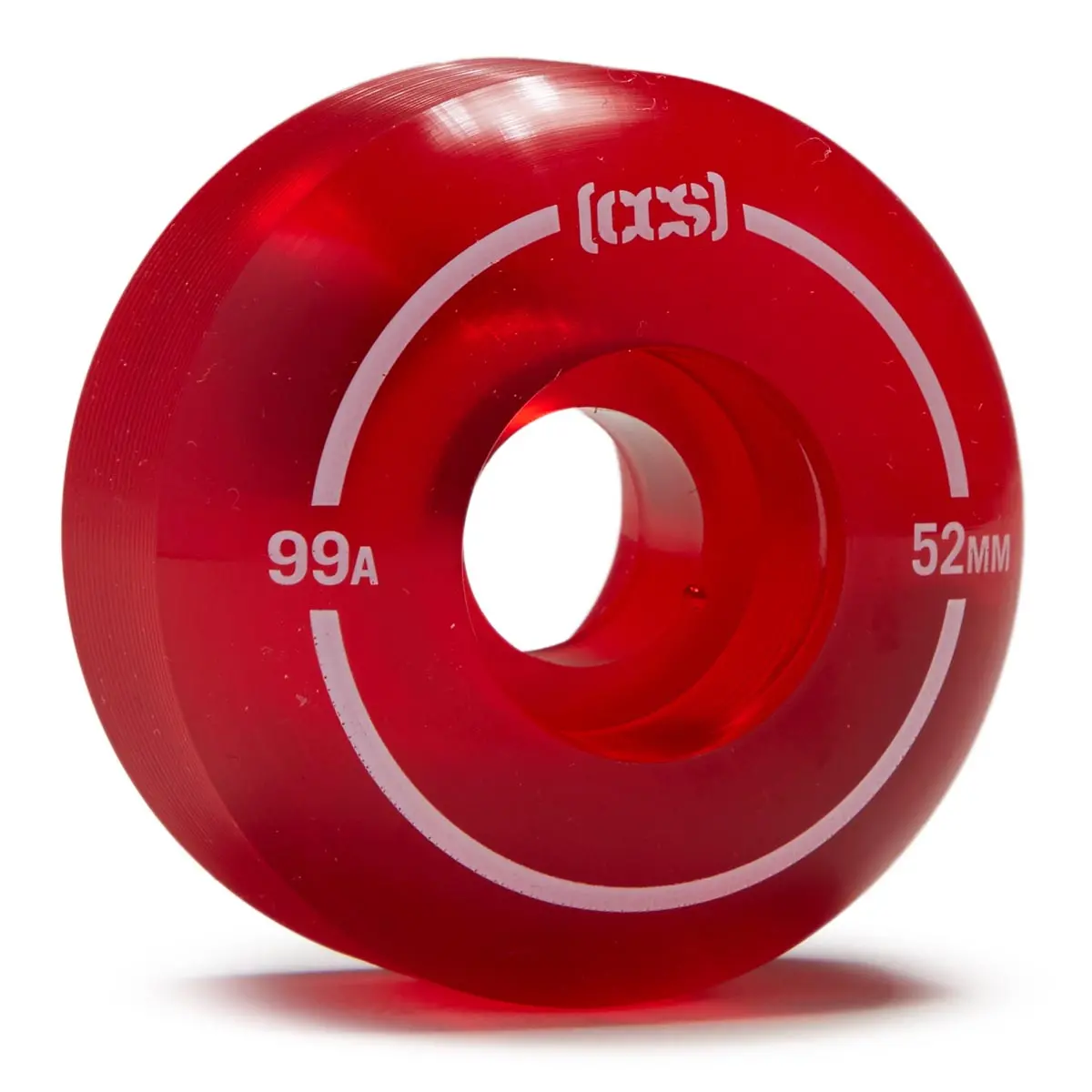 Ccs Clear 99A Skateboard Wheels - Red - 52Mm 1