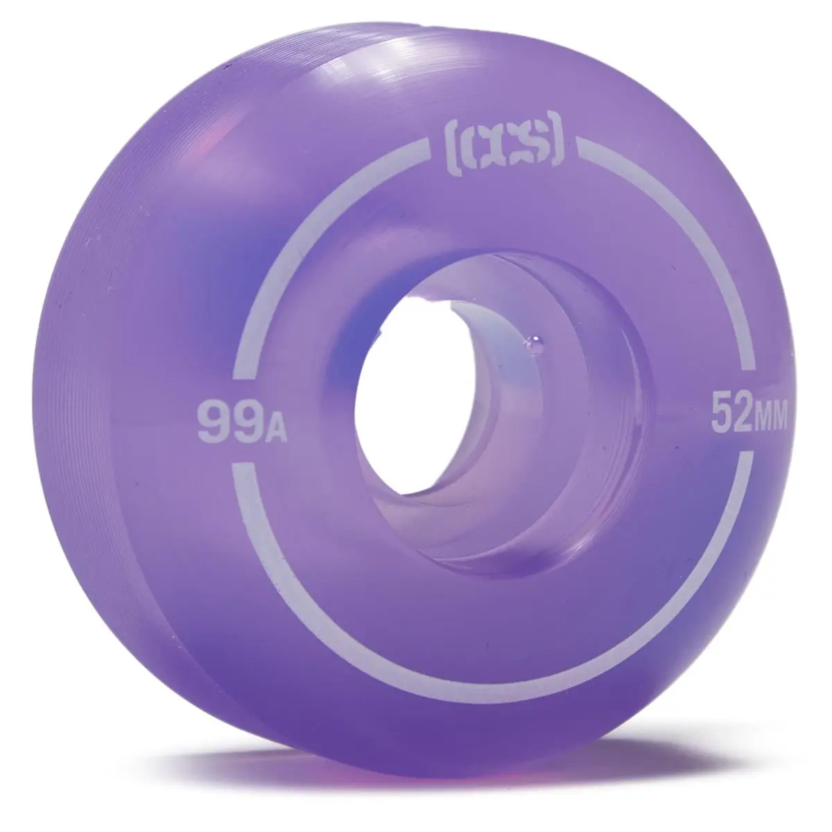 Ccs Clear 99A Skateboard Wheels - Purple - 52Mm 1