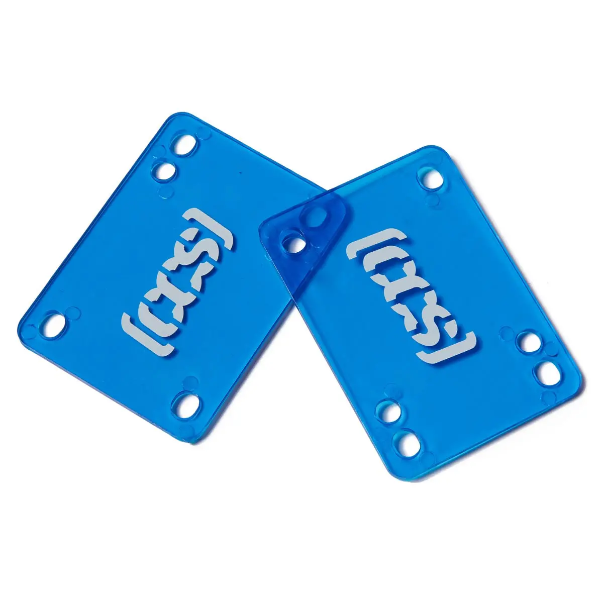 Ccs Clear Skateboard Riser Pads - Blue - 1/8" 1