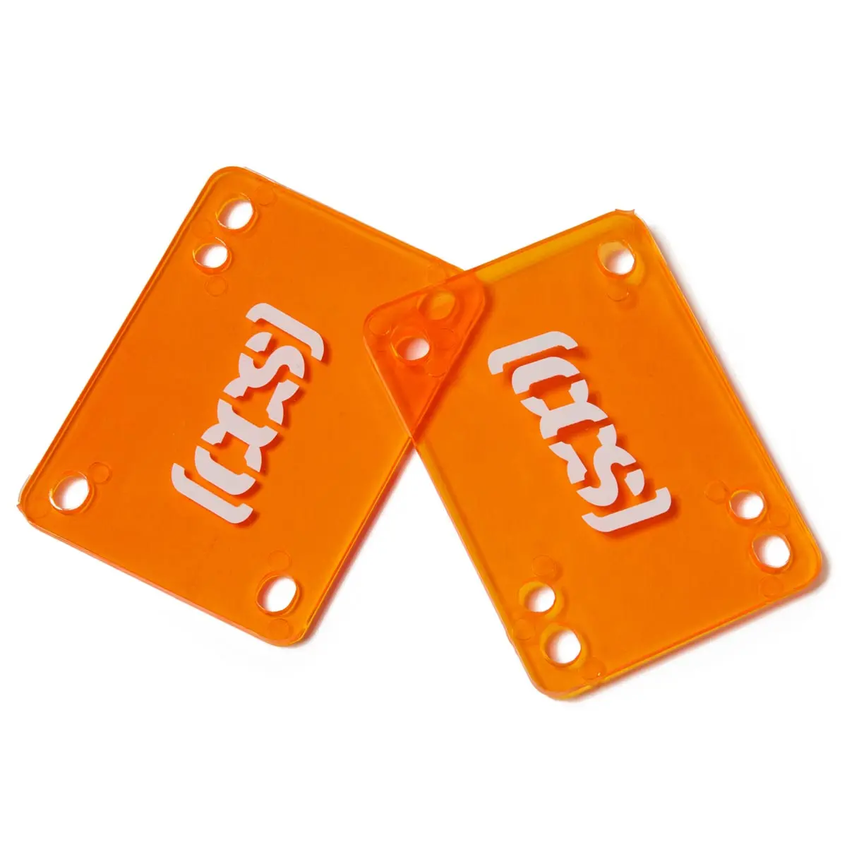 Ccs Clear Skateboard Riser Pads - Orange - 1/8" 1