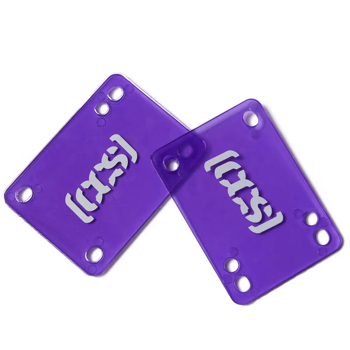 Ccs Clear Skateboard Riser Pads - Purple - 1/8" 1