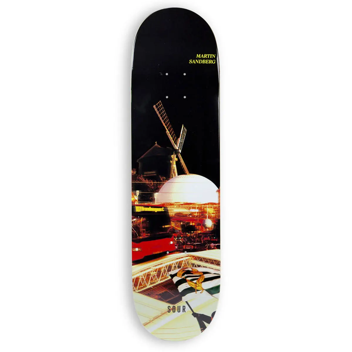 Sour Solution Martin Stockholm Nights Skateboard Deck - 8.25" 1