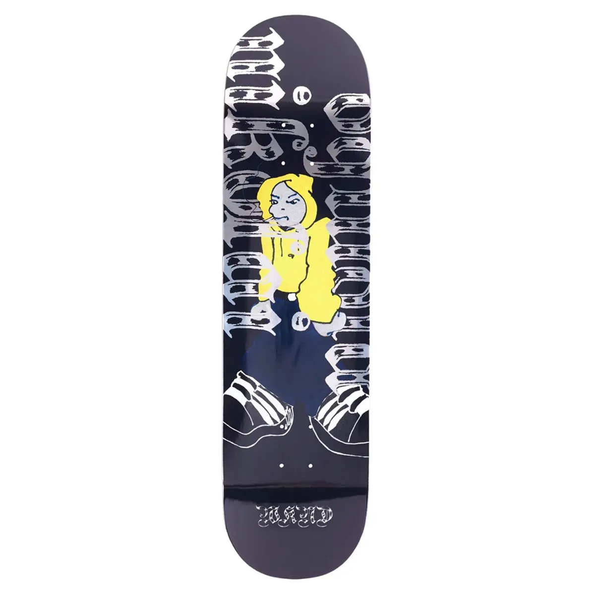 Wknd Nikolai Piombo Skateboard Deck - Black - 8.50" 1