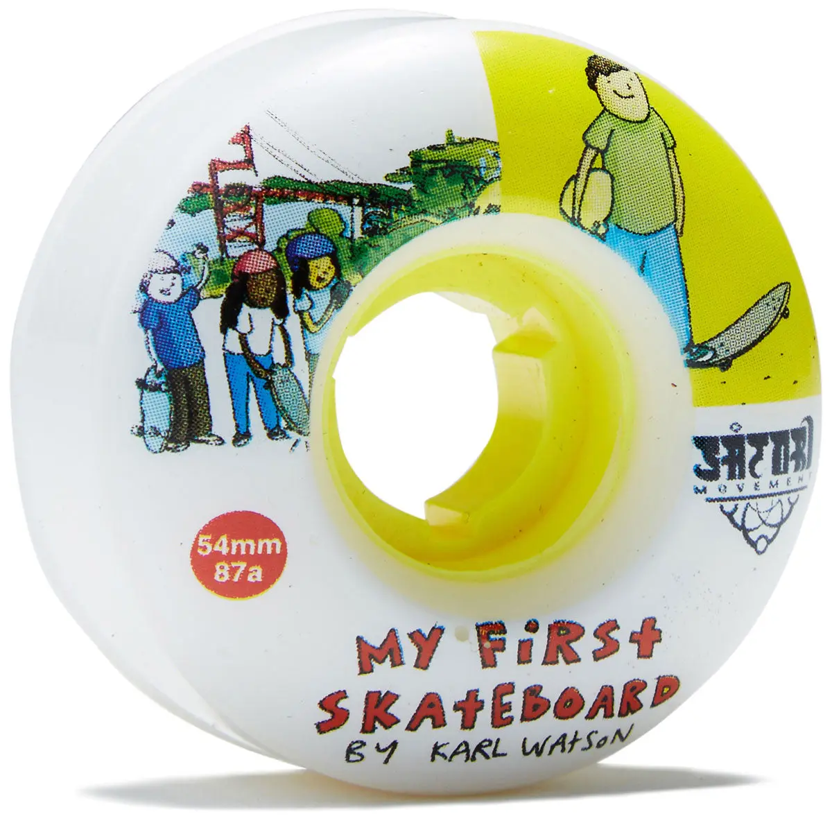 Satori Movement My First Cruiser 87A Skateboard Wheels - 54Mm 1