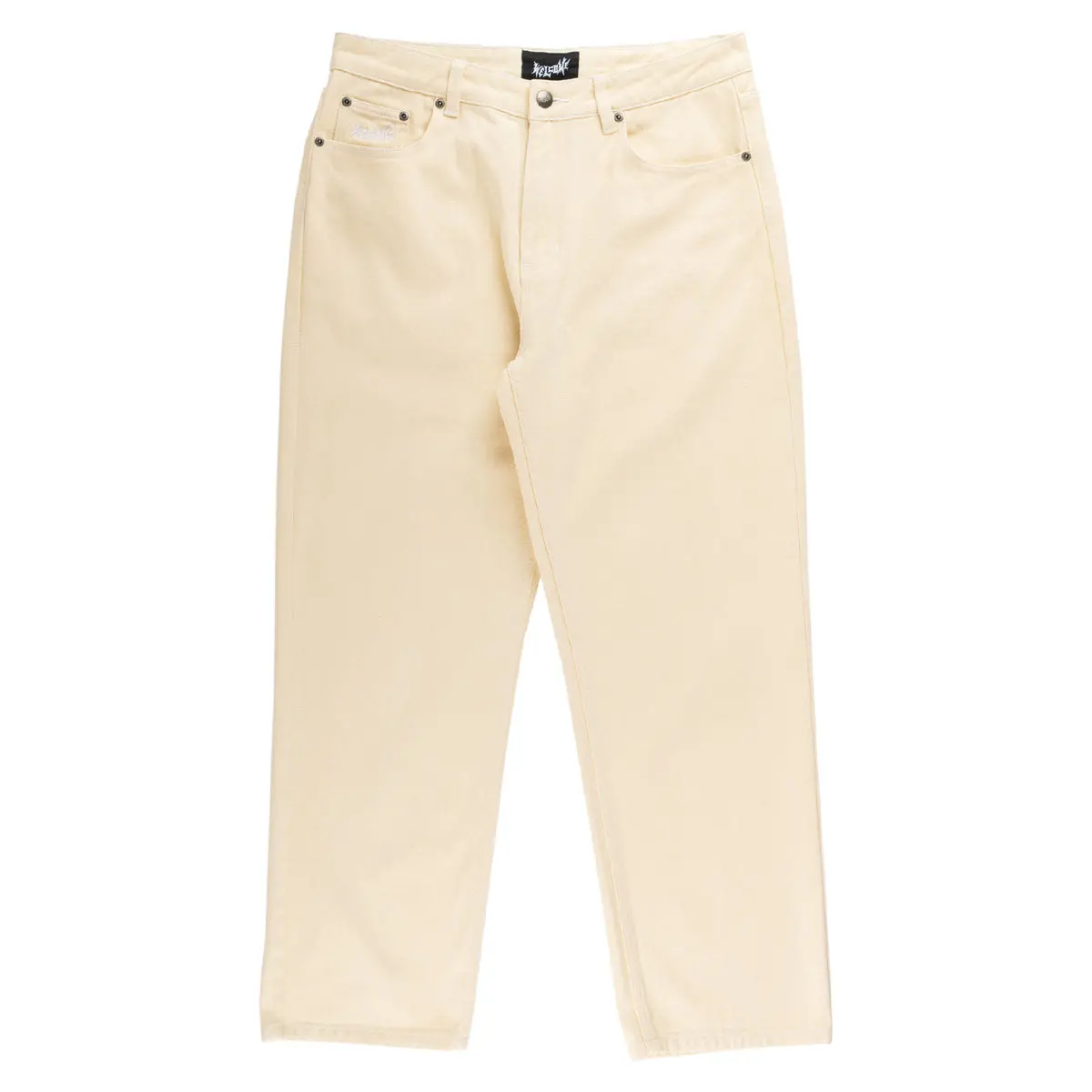 Welcome Immortal Loose Straight Denim Jeans - Natural 1