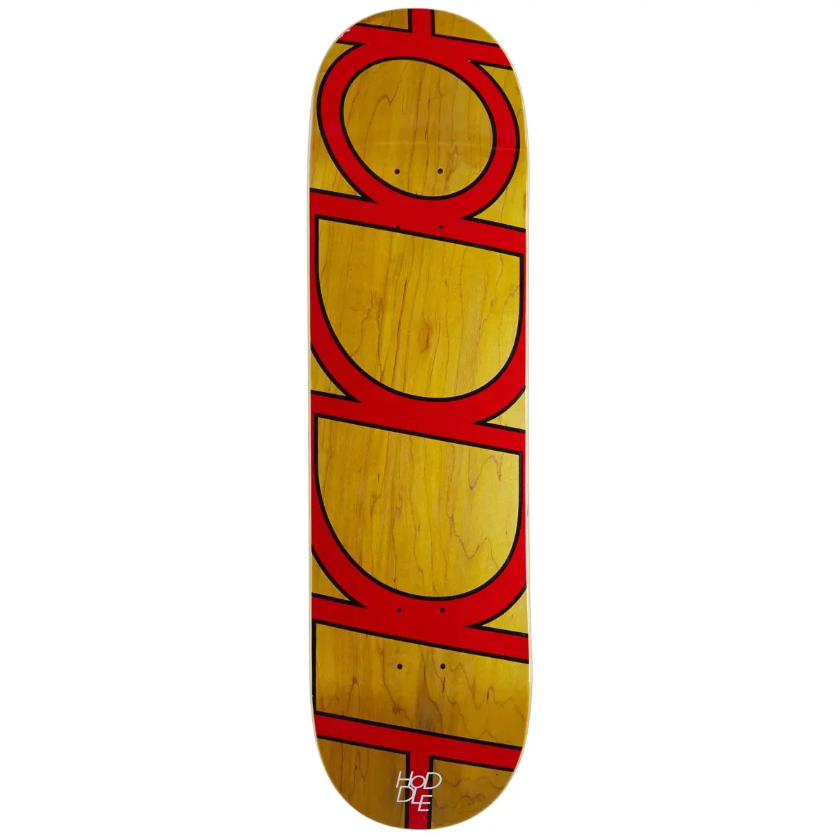 Hoddle Logo Woodgrain Skateboard Deck - 8.38" 1