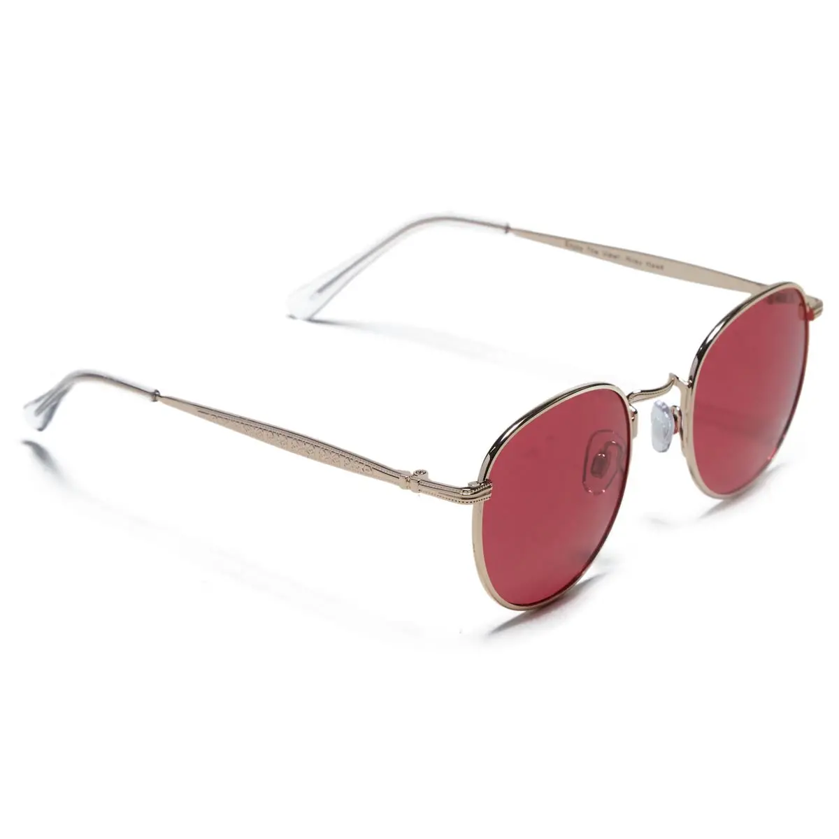 Happy Hour Holidaze Sunglasses - Gold/Red 1