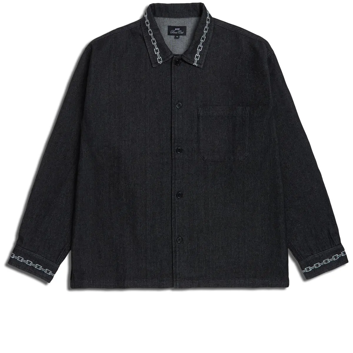 Ccs Box Denim Shirt - Chain Black 1