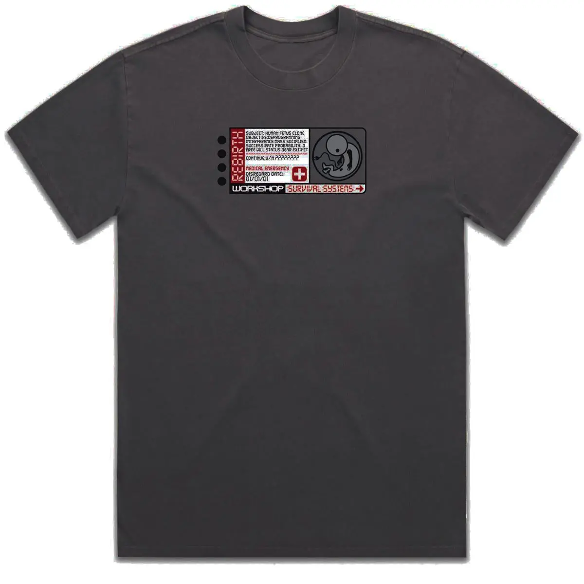Alien Workshop Clone Classic T-Shirt - Graphite 1