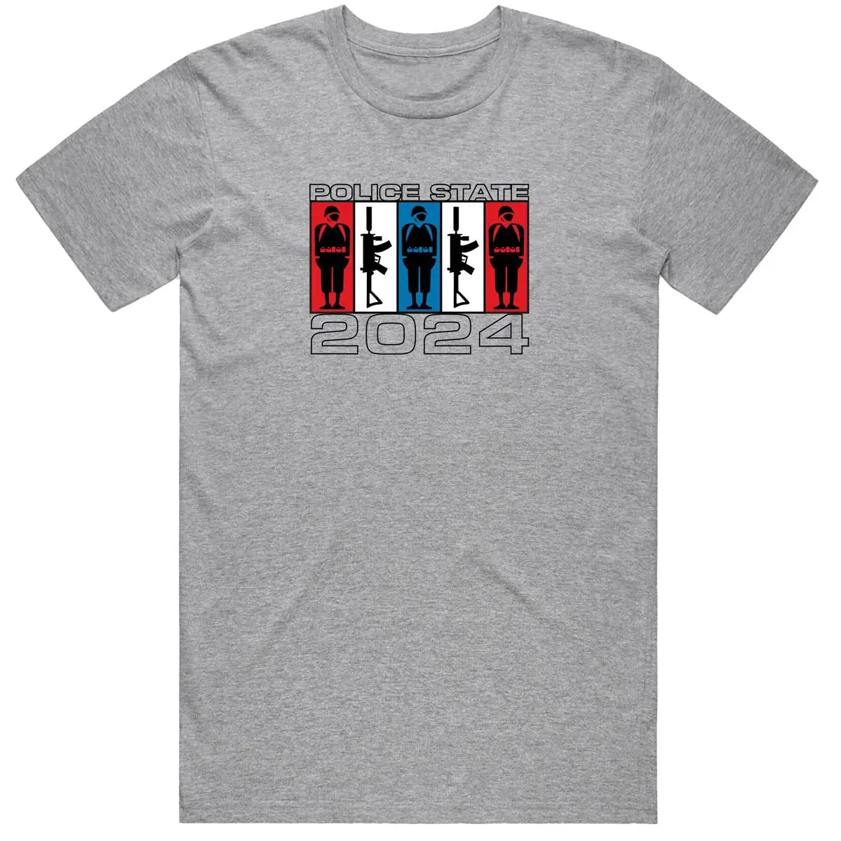 Alien Workshop Police State T-Shirt - Heather Gray 1