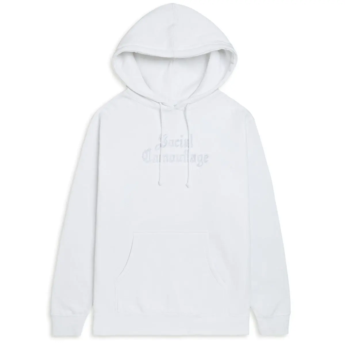 Ccs Social Camouflage Embroidered Hoodie - White 1