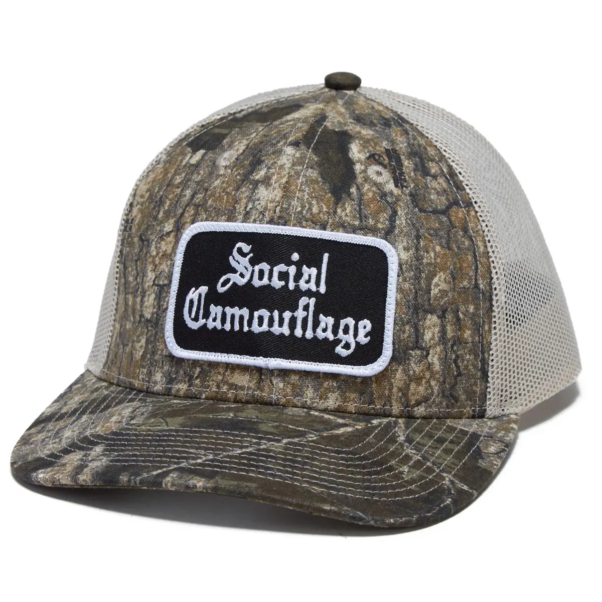 Ccs Social Camouflage Patch Trucker Hat - Timber 1