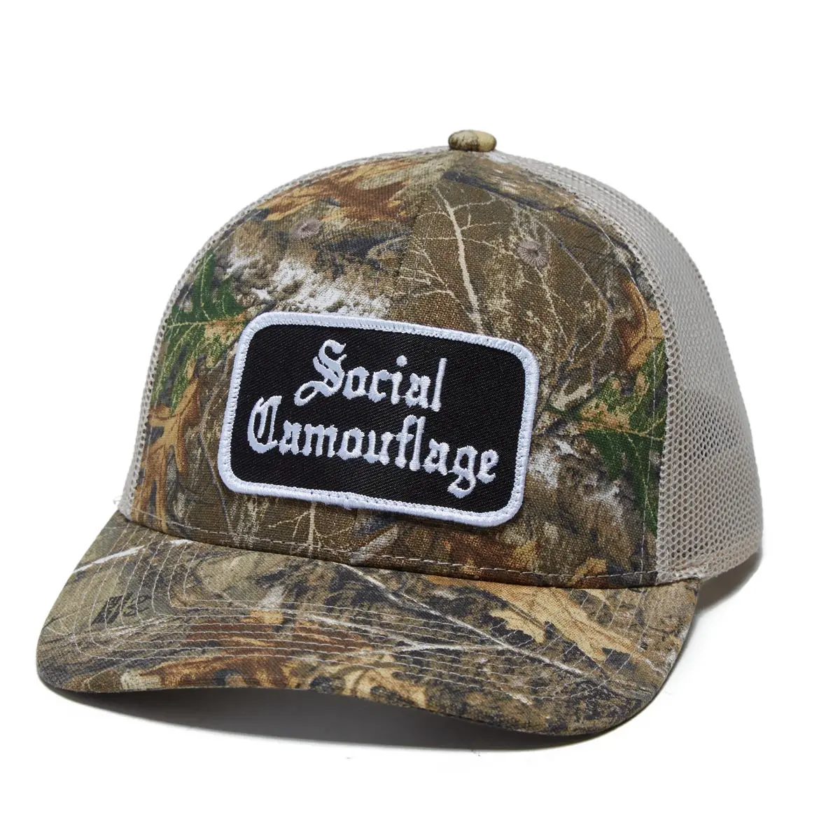 Ccs Social Camouflage Patch Trucker Hat - Edge 1