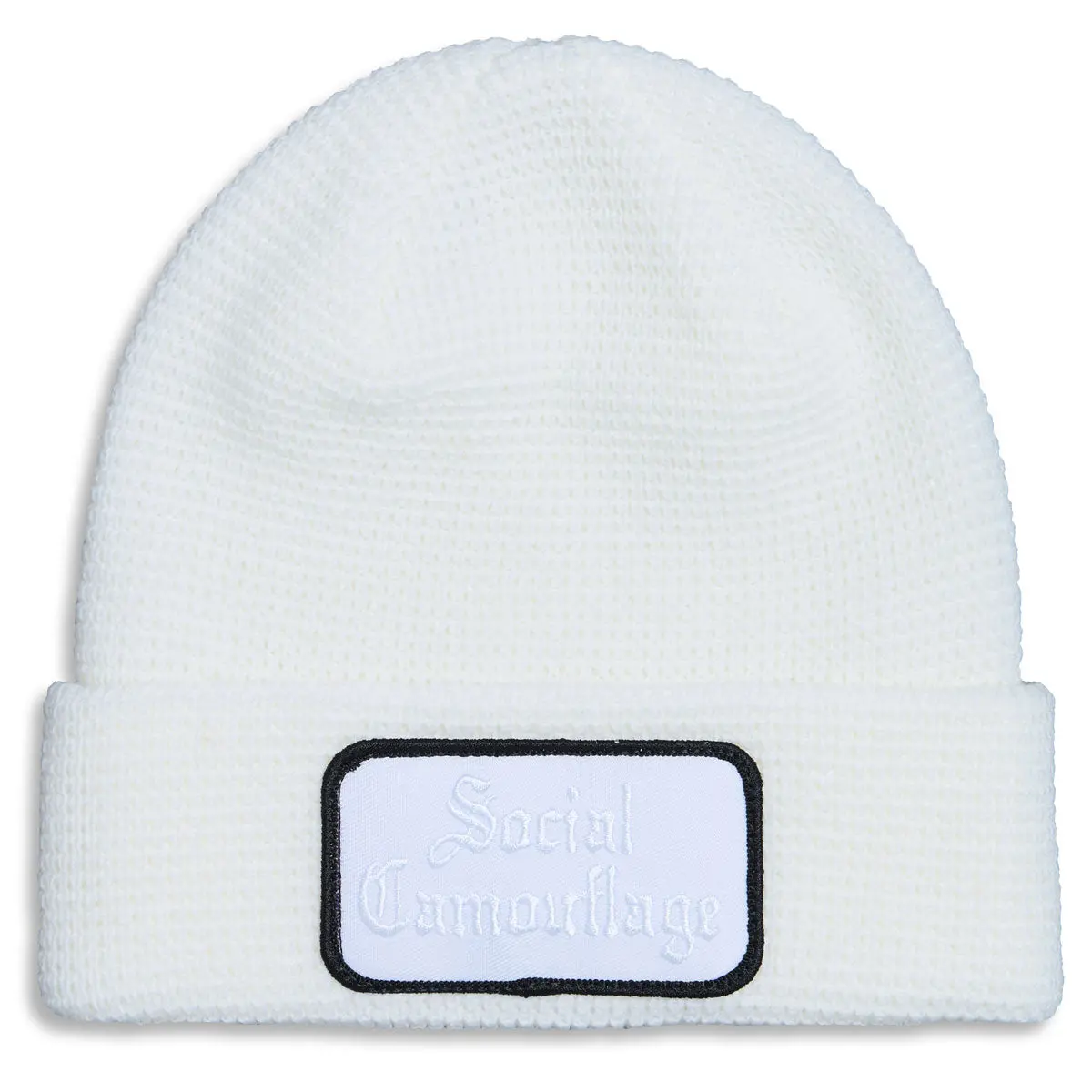 Ccs Social Camouflage Patch Beanie - White 1
