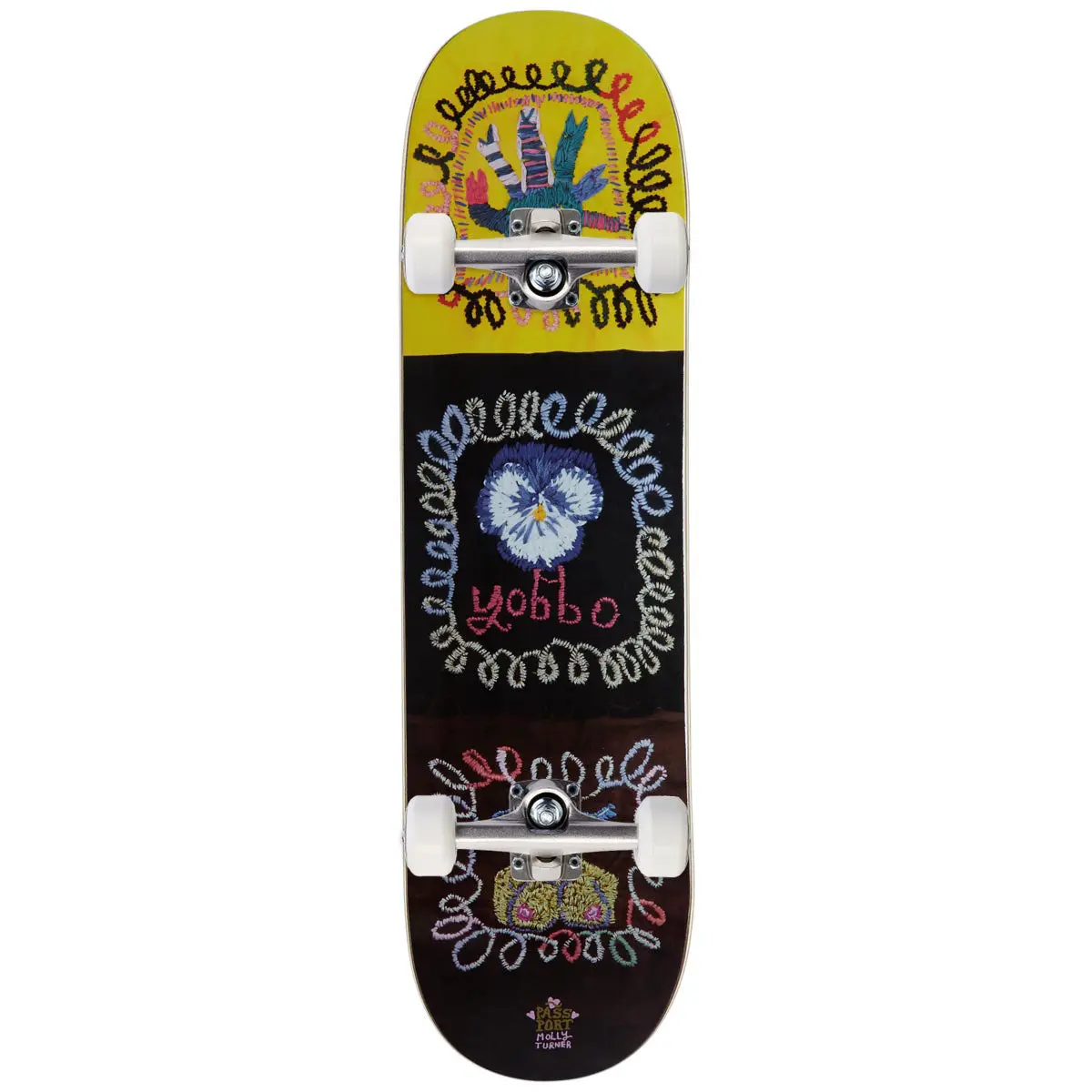 Passport Molly Turner Series Faces Skateboard Complete - 8.380" 1