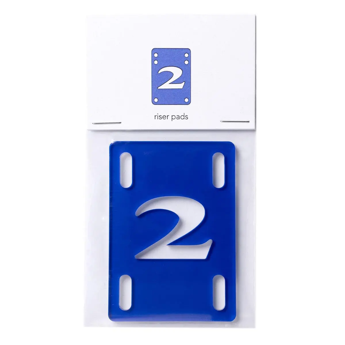 2 Riser Pads Risers - Blue - 1/8" 1