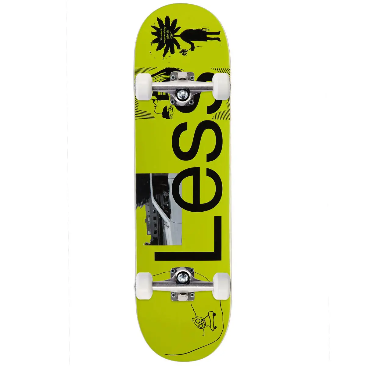 Less Than Local Less Skateboard Complete - 8.50" 1