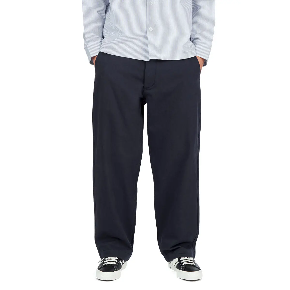 Ccs Wide Leg Chino Pants - Navy 1