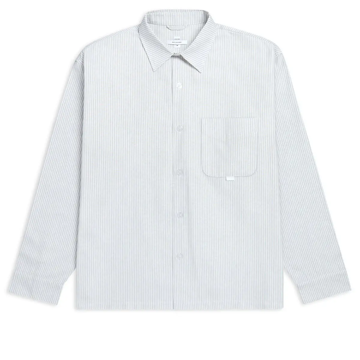 Ccs Box Oxford Shirt - Grey Stripe 1