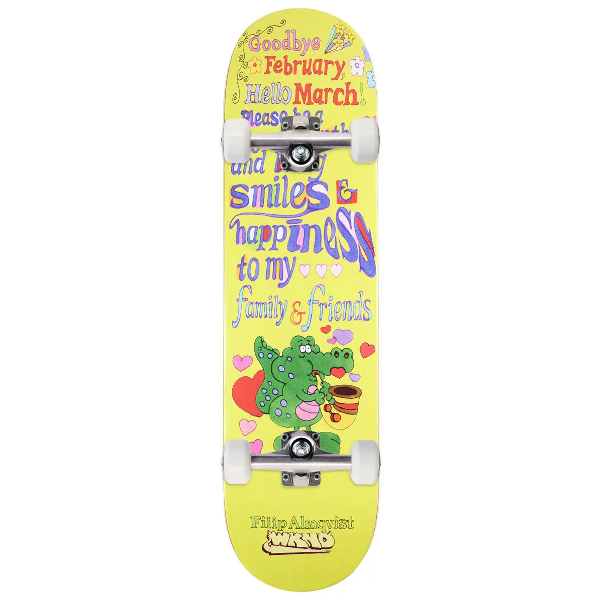 Wknd Hello March Filip Almqvist Skateboard Complete - 8.375" 1