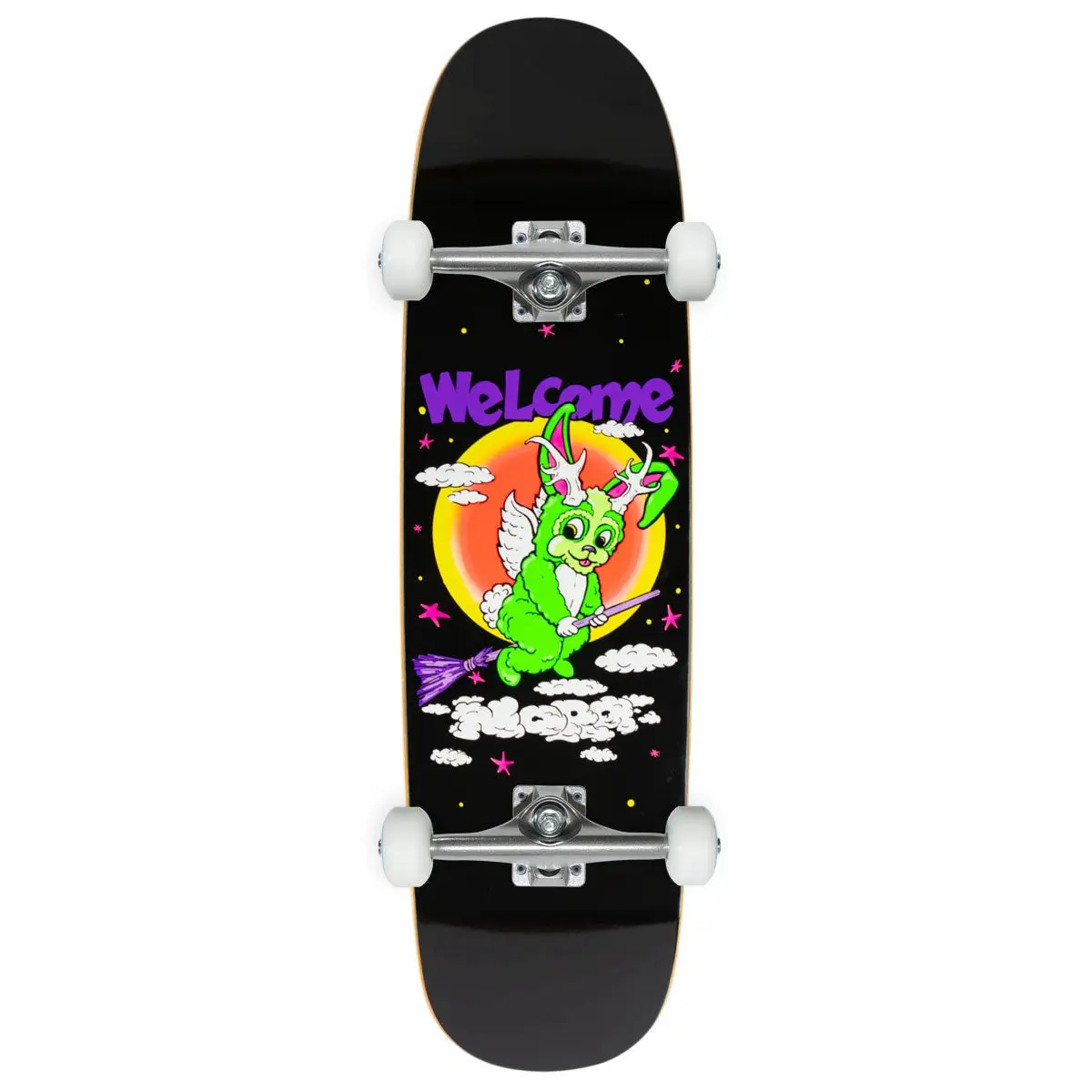 Welcome Full Moon Nora On A Sphynx Skateboard Complete - Black - 8.80" 1