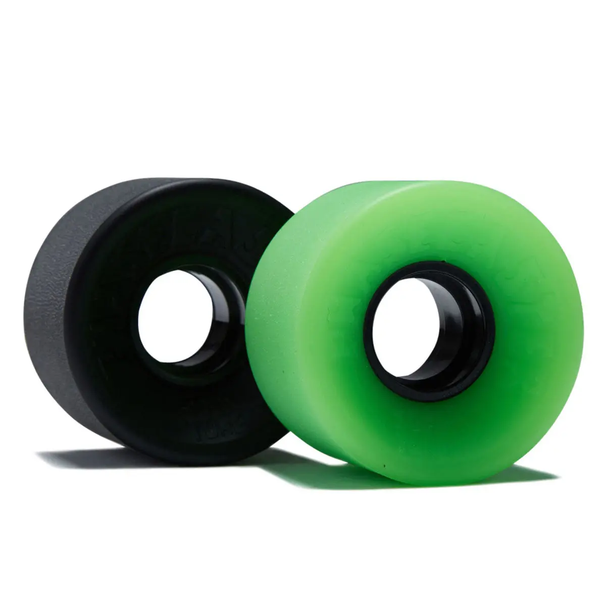 The Heated Wheel Phasecaster Sofa Tone 78A Cruiser Skateboard Wheels - Black/Green - 56Mm 1