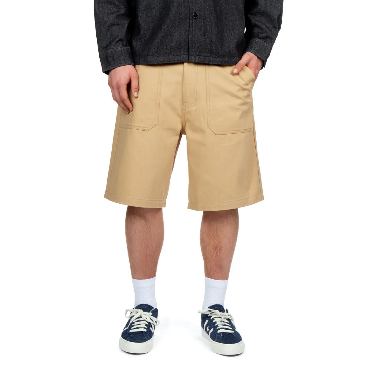 Ccs Surplus Herringbone Shorts - Khaki 1