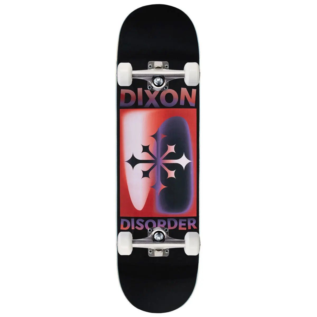 Disorder Gradient Clive Dixon Skateboard Complete - Black/Red - 8.50" 1