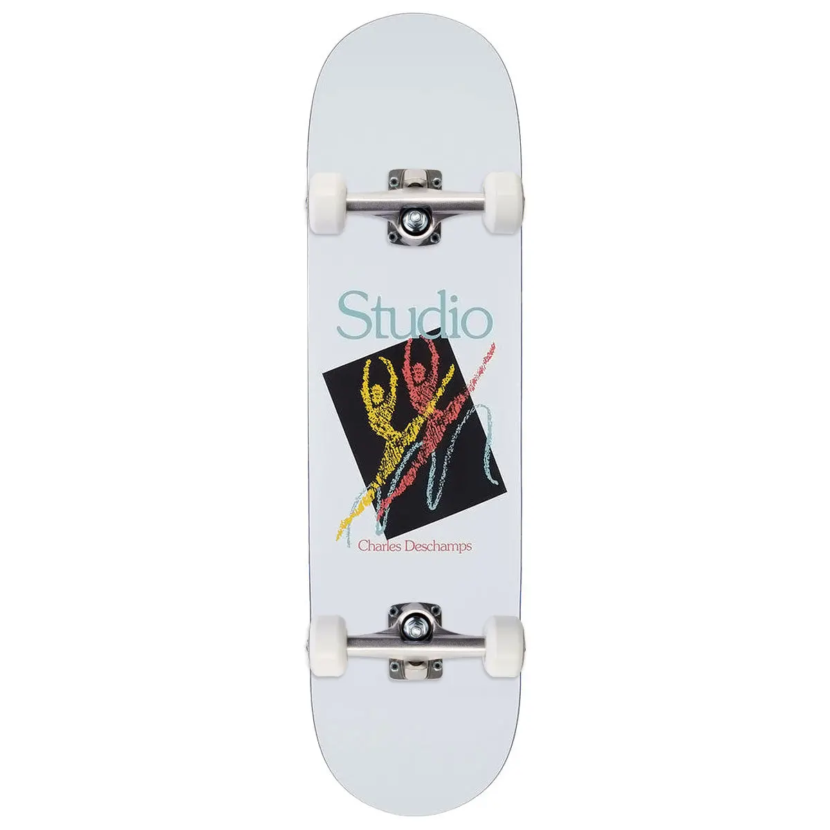 Studio Deschamps Grand Jeté Skateboard Complete - White - 8.25" 1