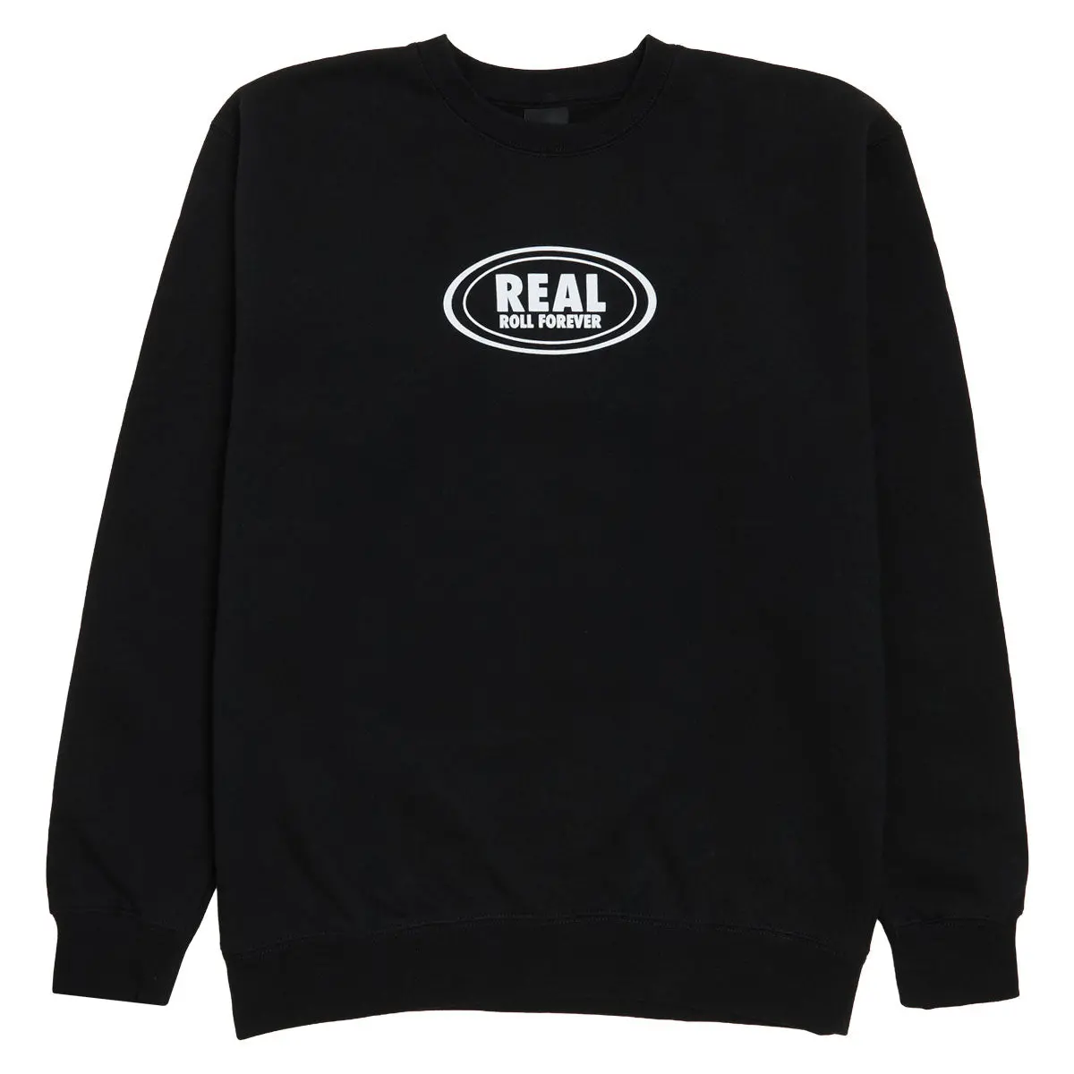 Real Roll Forever Sweatshirt - Black/White 1