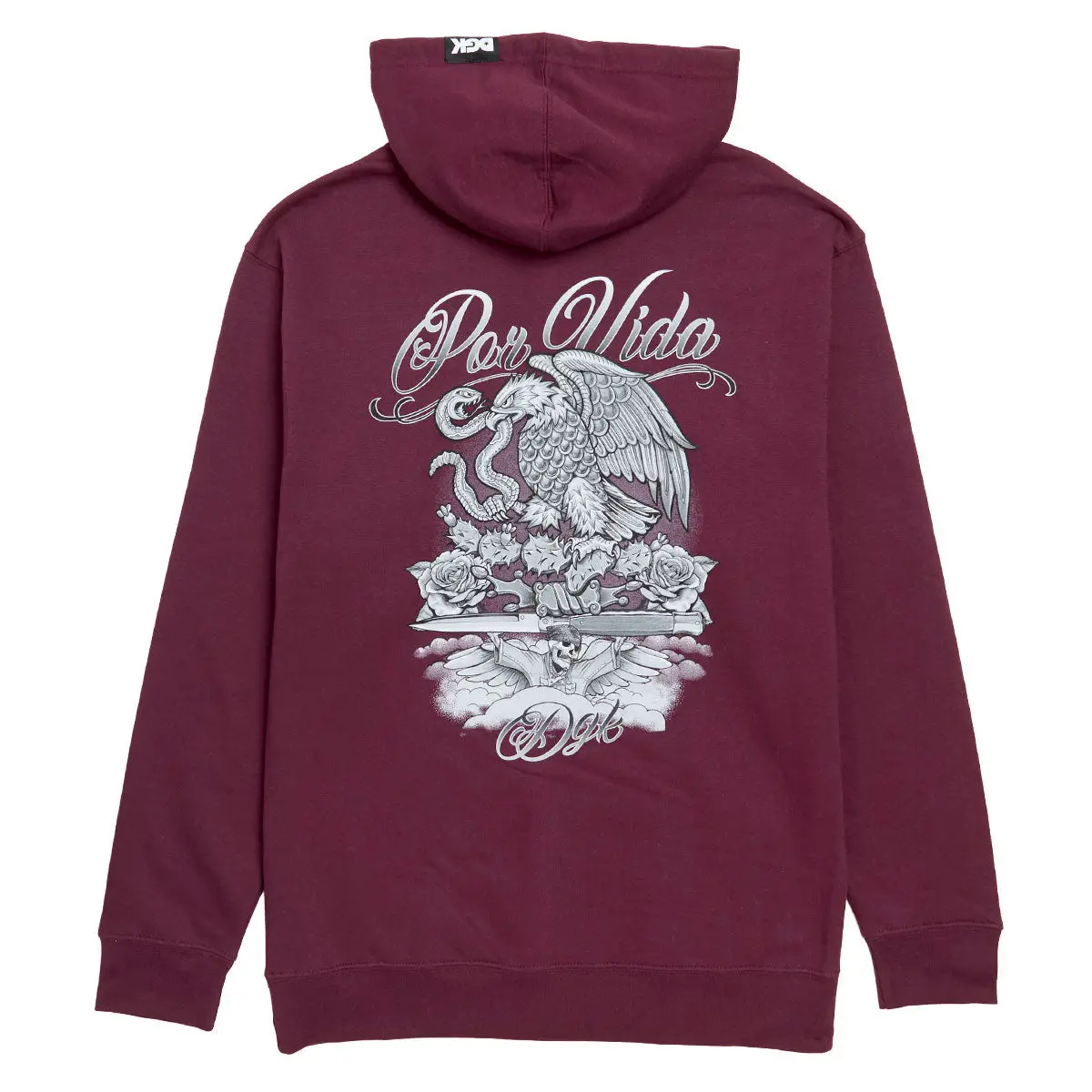 Dgk Batalla Hoodie - Maroon 1