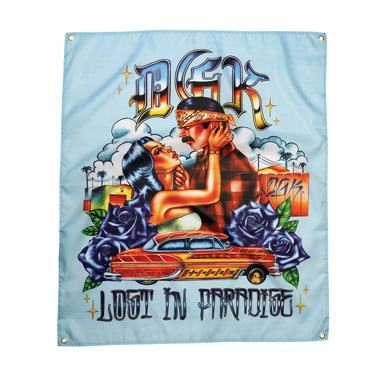 Dgk Lost In Paradise Banner - Blue 1