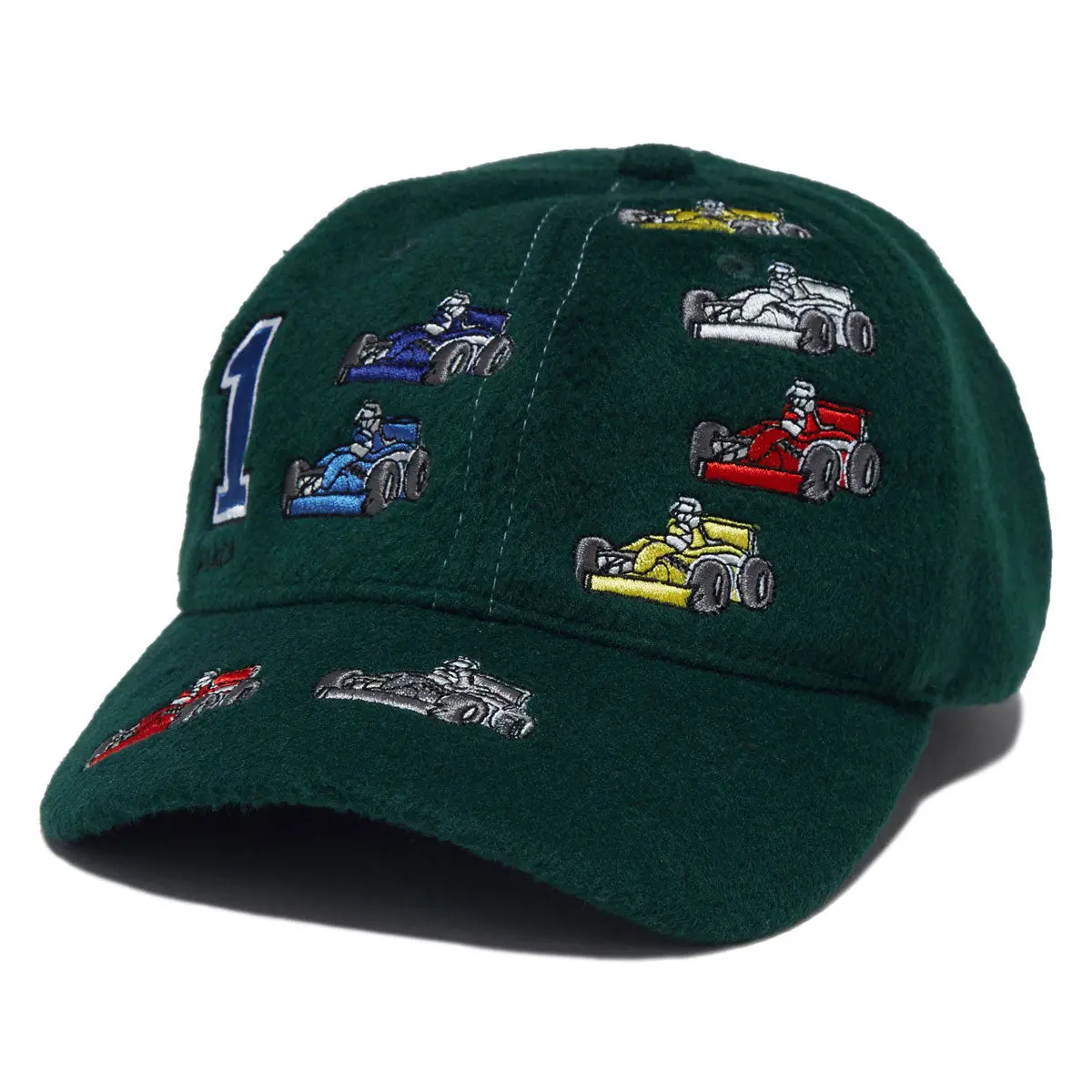 Snack Pole Position Hat - Green Wool 1