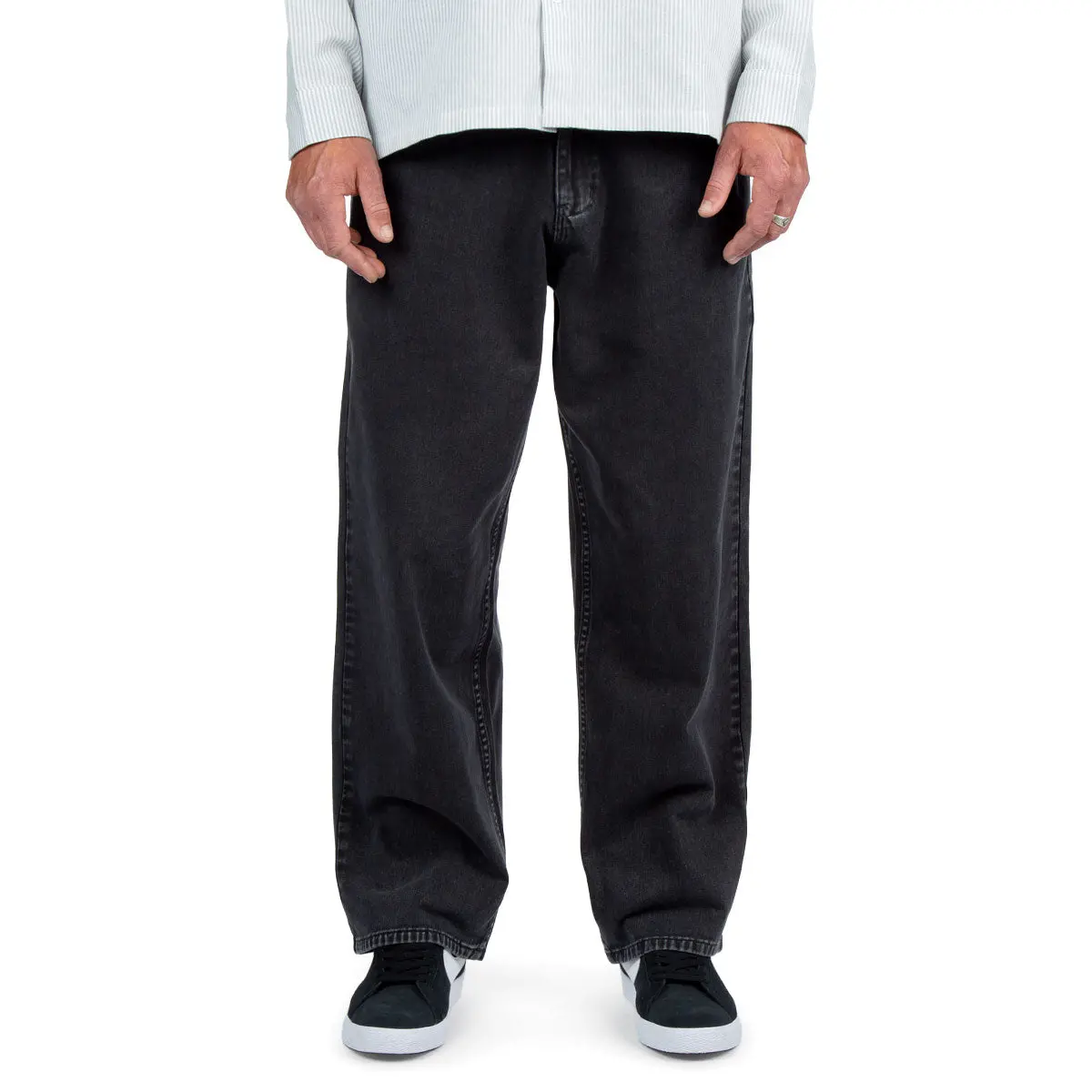 Ccs Baggy Straight Denim Jeans - Acid Black 1
