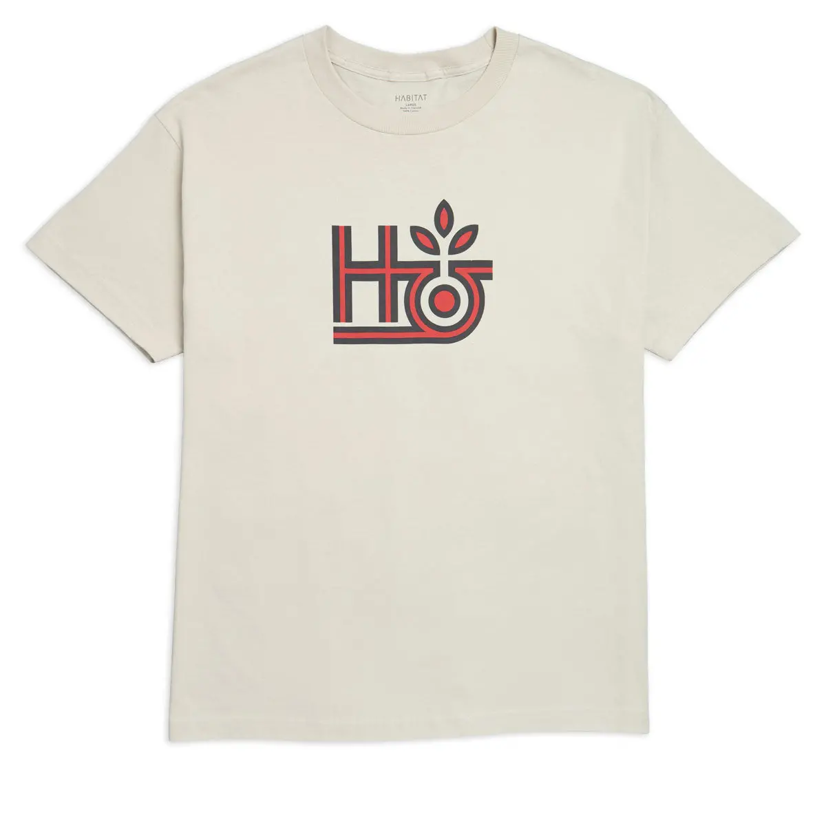 Habitat Pod Logo T-Shirt - Sand 1