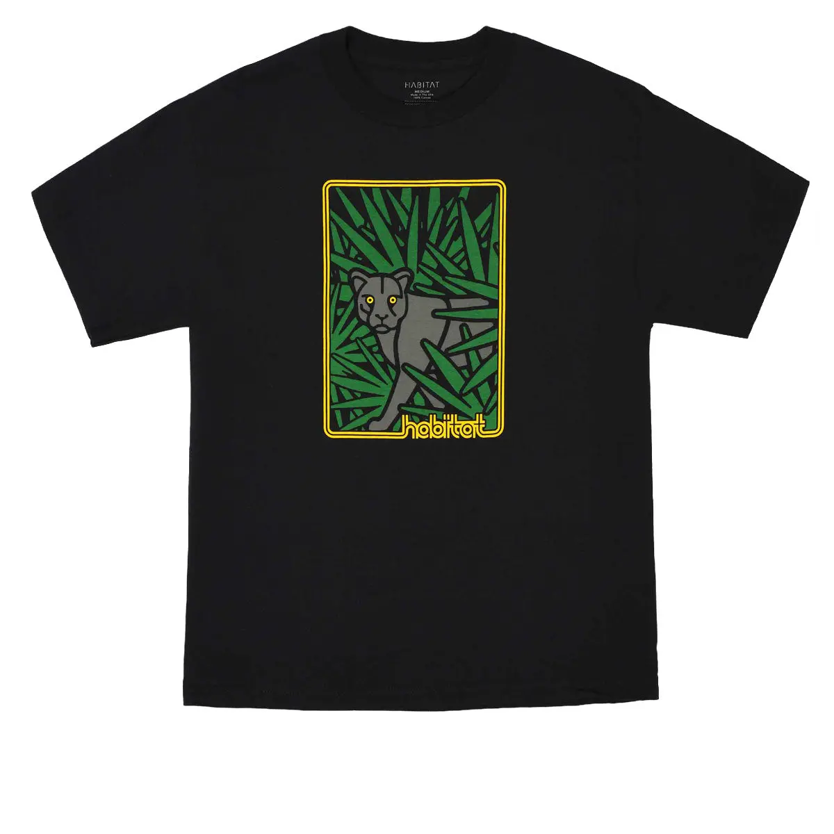 Habitat Night Cat T-Shirt - Black 1