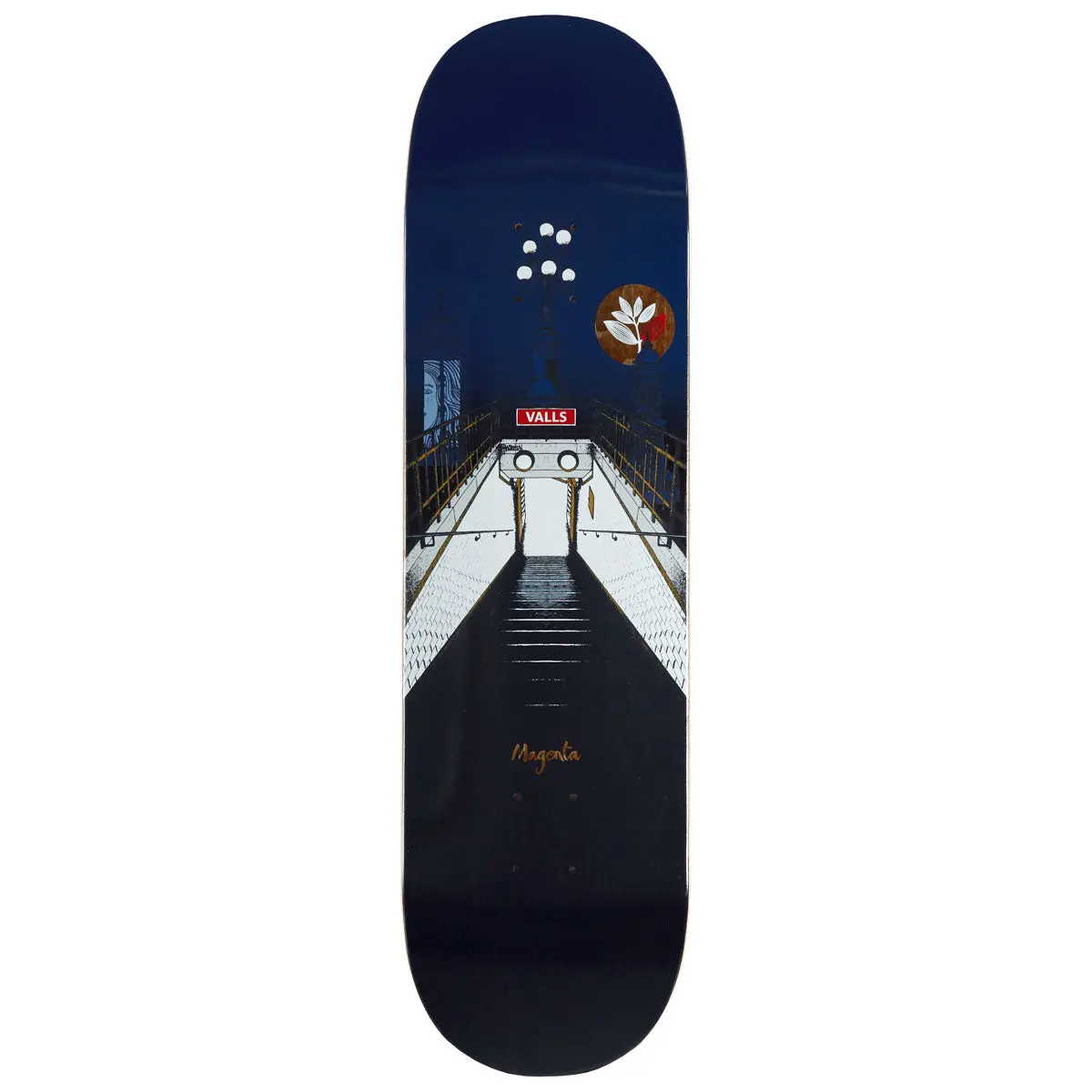 Magenta Leo Valls Metro Series Skateboard Deck - 8.50" 1