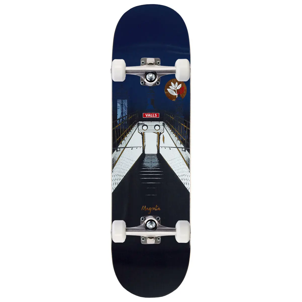 Magenta Leo Valls Metro Series Skateboard Complete - 8.50" 1