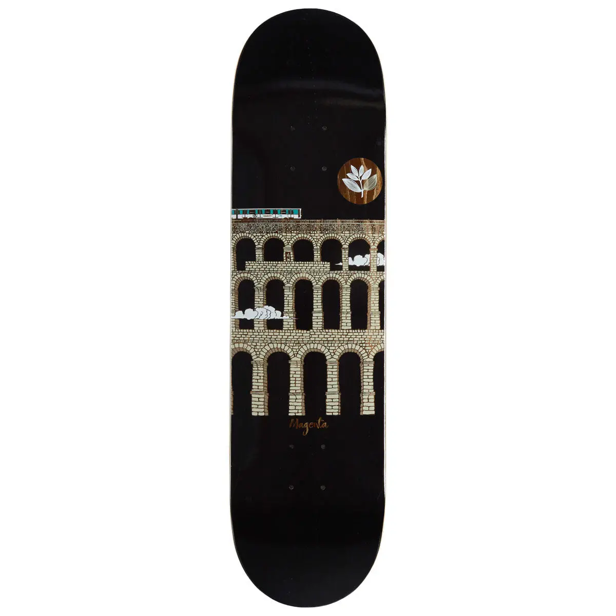 Magenta Vivien Feil And Soy Panday Metro Series Skateboard Deck - 8.125" 1