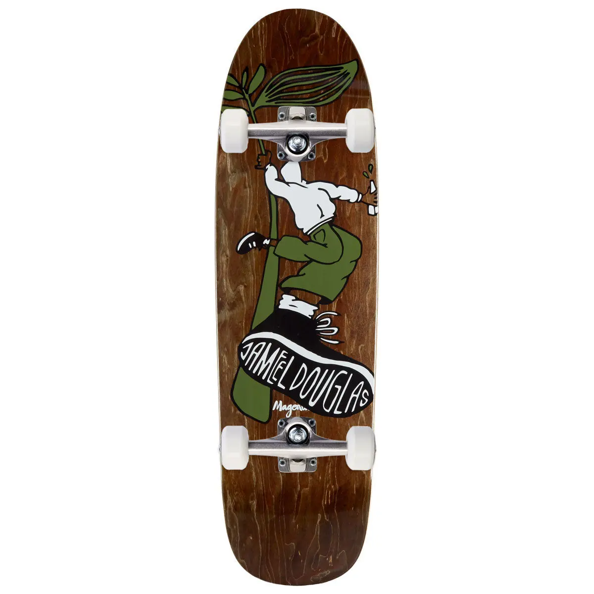 Magenta Jameel Douglas M Street Retro Shape Skateboard Complete - 8.70" 1