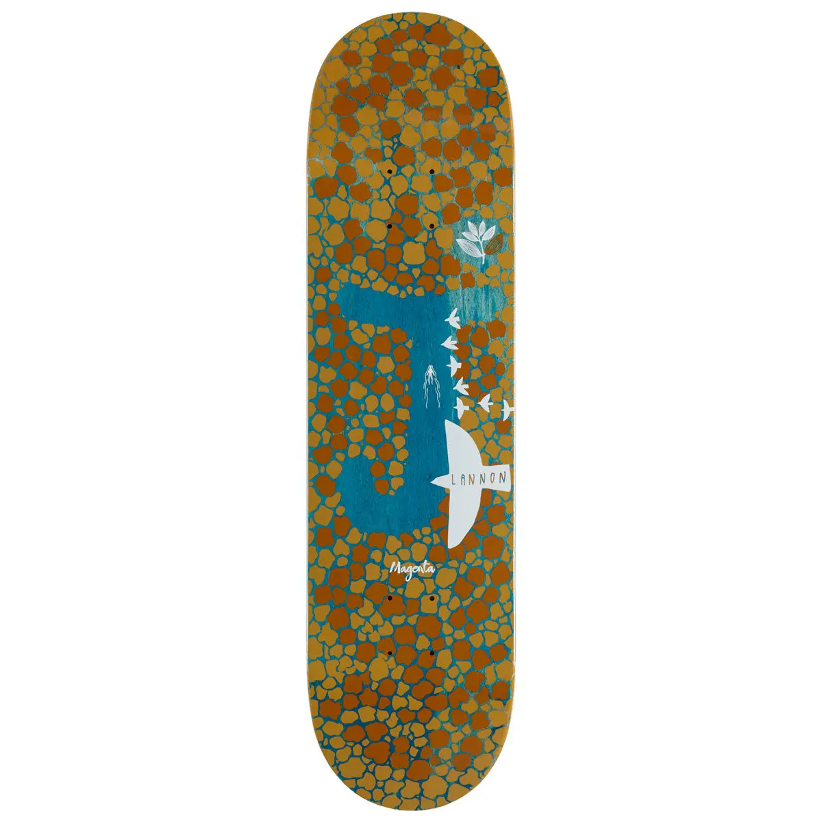Magenta Jimmy Lannon Springwater Skateboard Deck - 8.125" 1