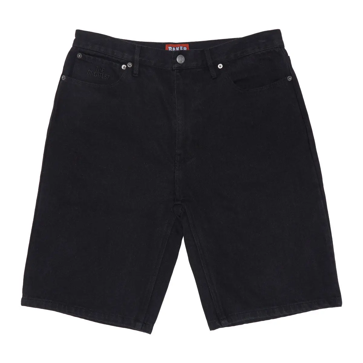 Baker Warner Denim Shorts - Black 1