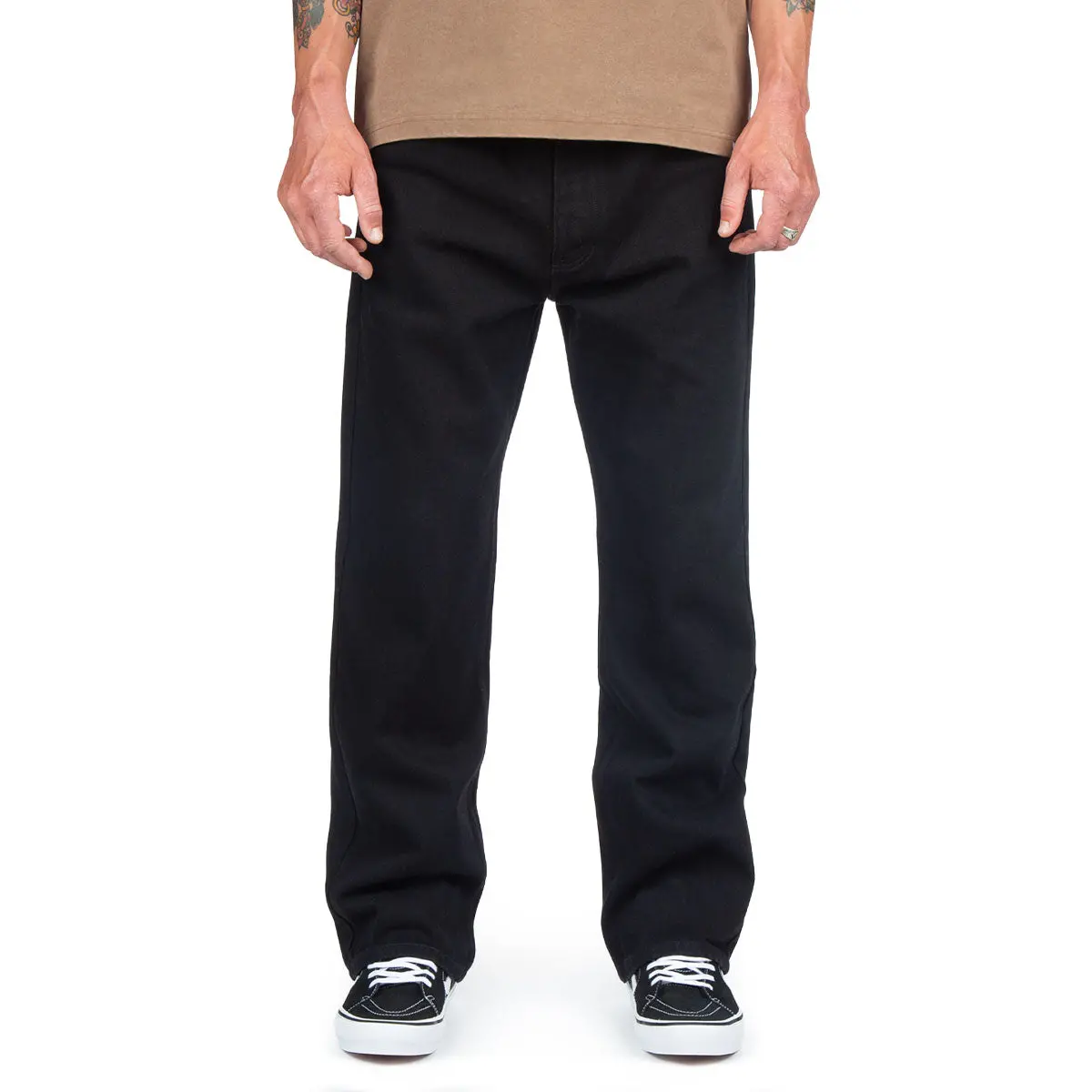 Ccs Western Straight Denim Jeans - Black 1