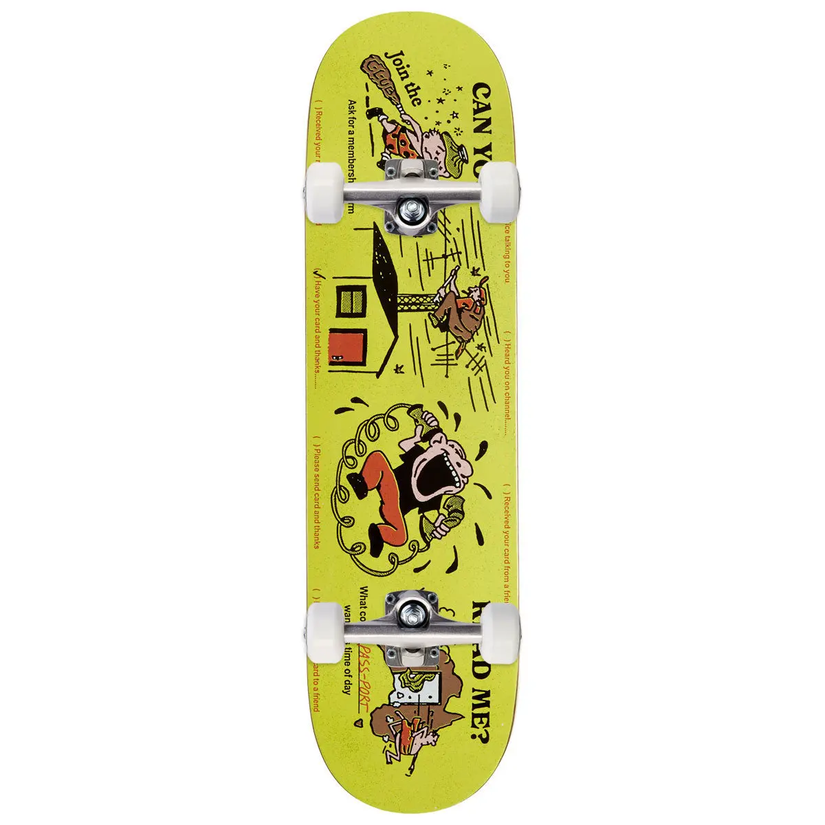 Passport Eyeball Series Can You Read Me Skateboard Complete - 8.25" 1