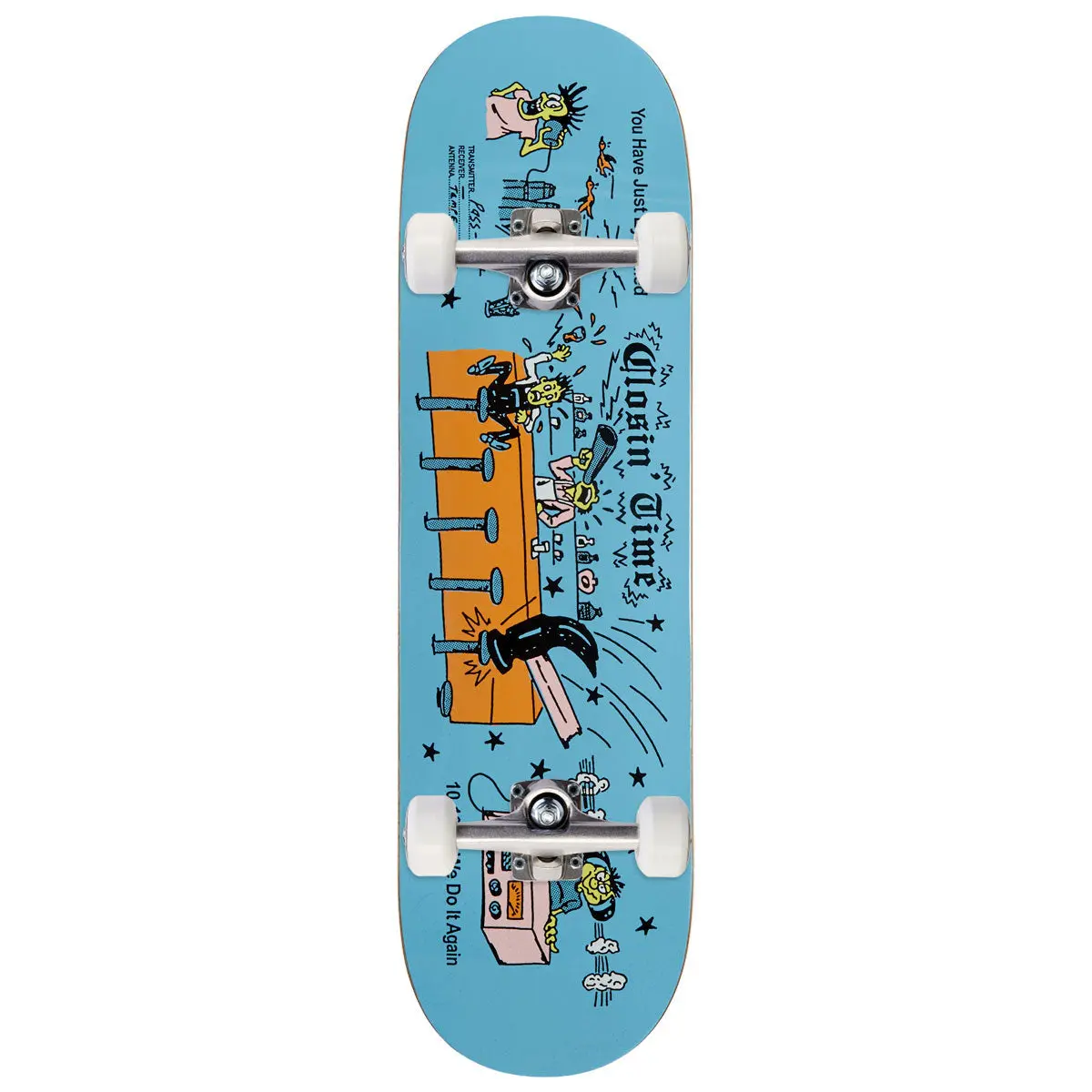 Passport Eyeball Series Closin Time Skateboard Complete - 8.874" 1