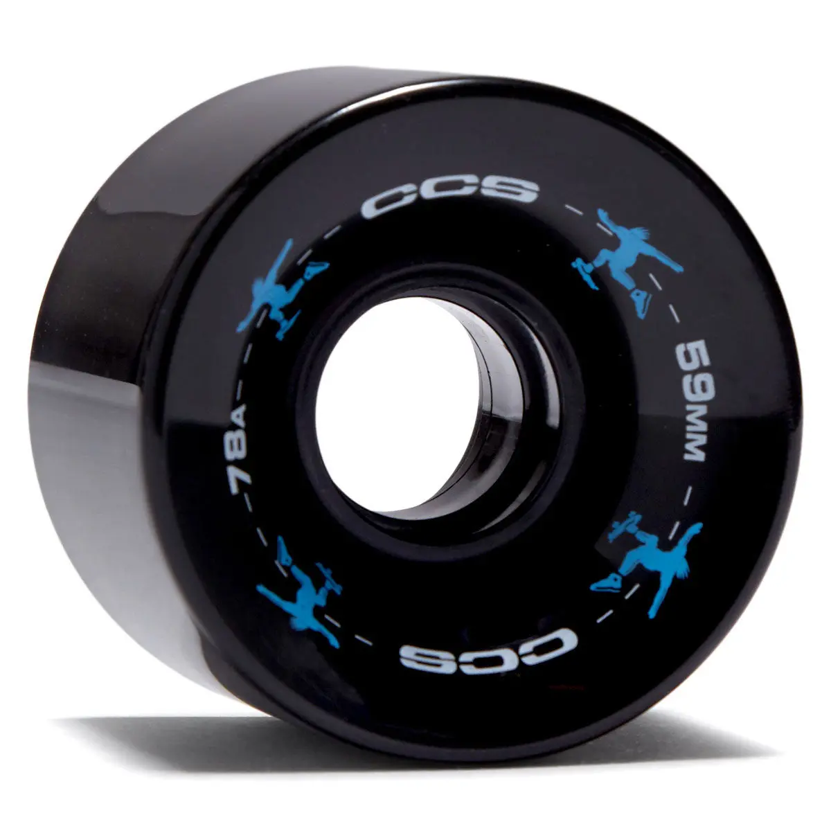 Ccs Retro Cruiser 78A Skateboard Wheels - Black - 59Mm 1