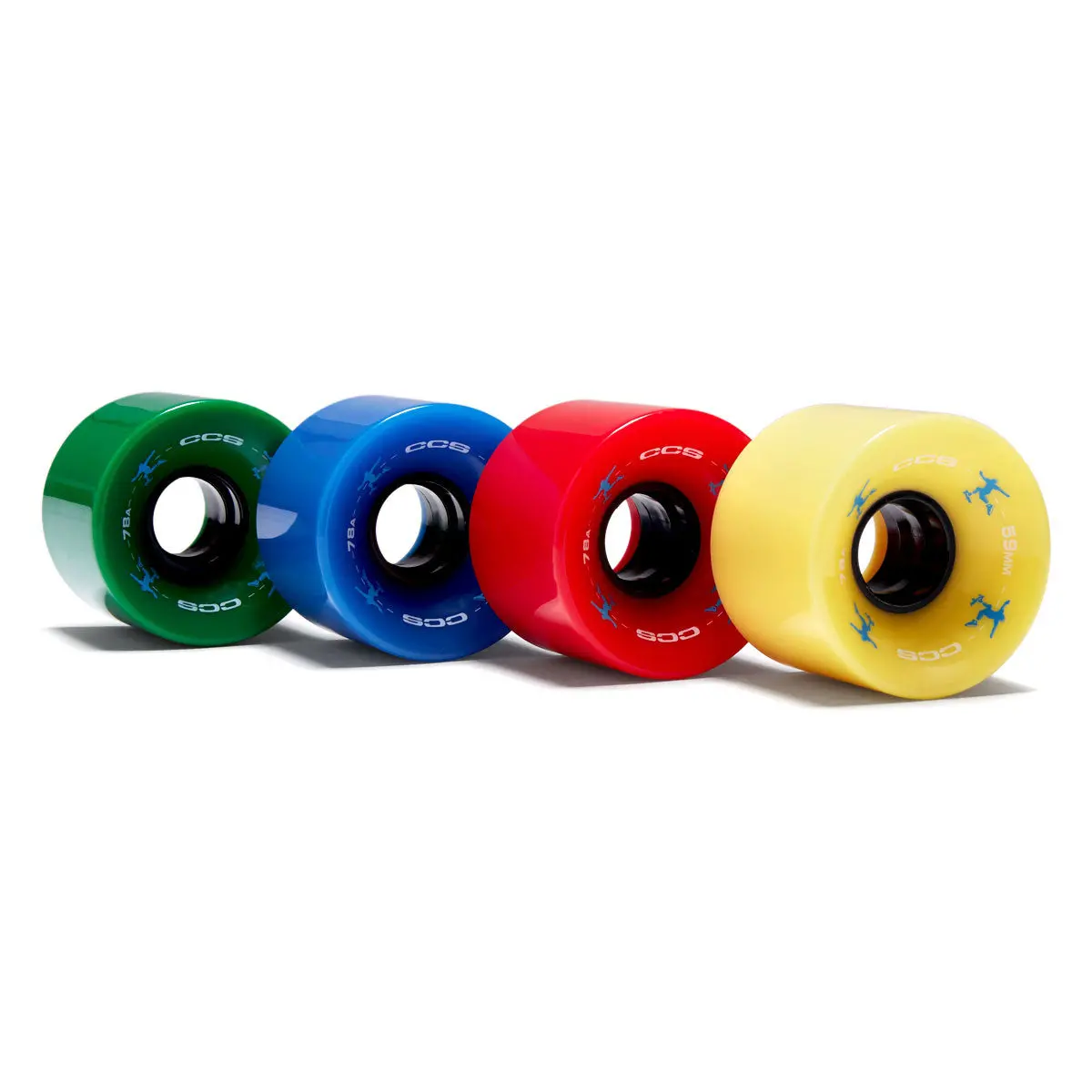 Ccs Retro Cruiser 78A Skateboard Wheels - Multi - 59Mm 1