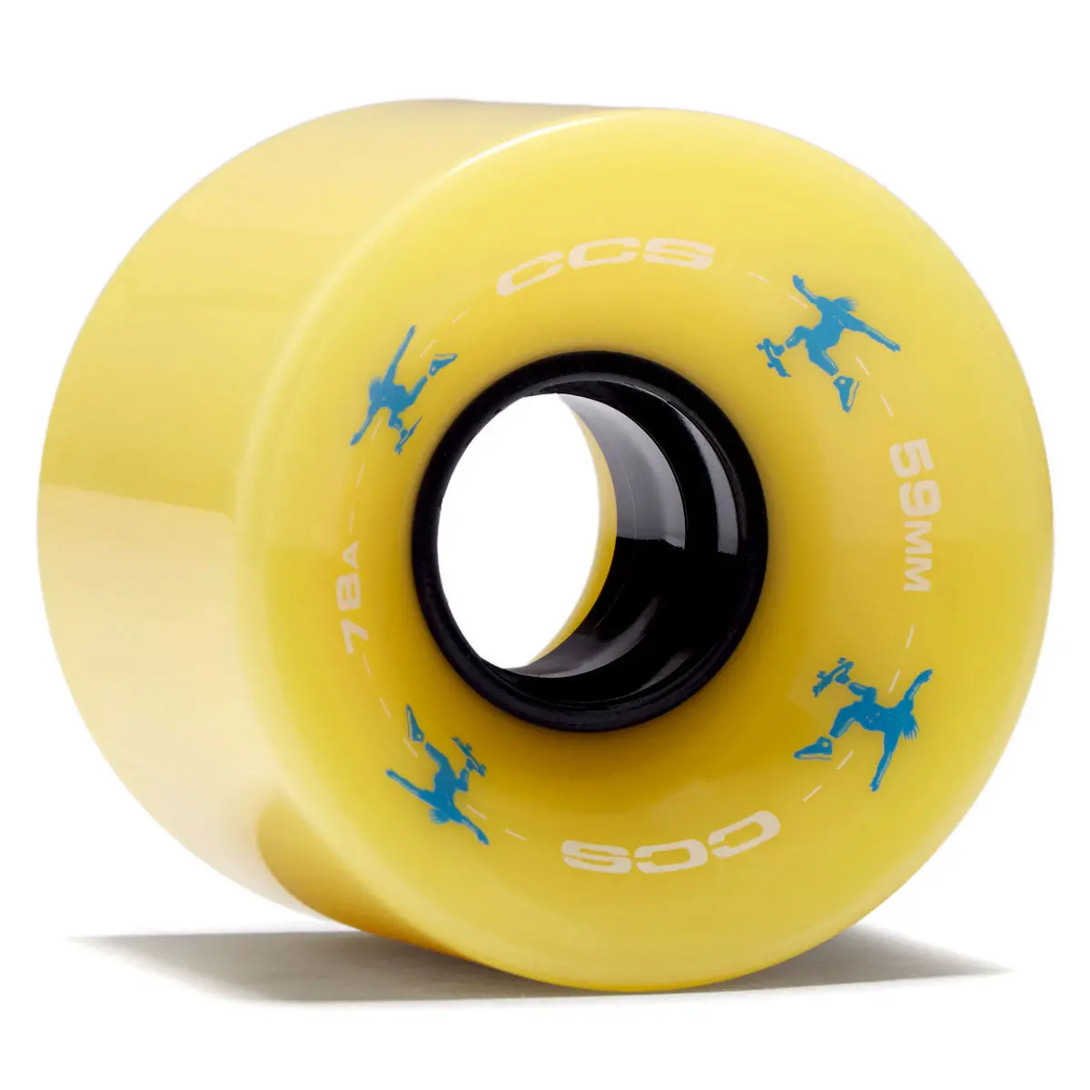 Ccs Retro Cruiser 78A Skateboard Wheels - Yellow - 59Mm 1