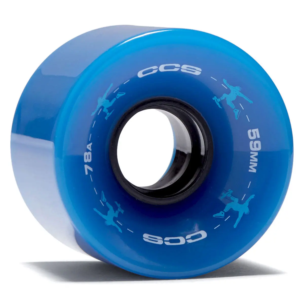 Ccs Retro Cruiser 78A Skateboard Wheels - Blue - 59Mm 1